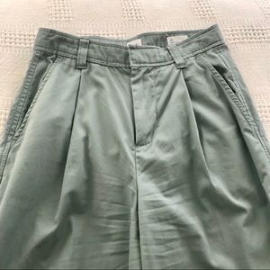 Gap wide leg pleated trousers